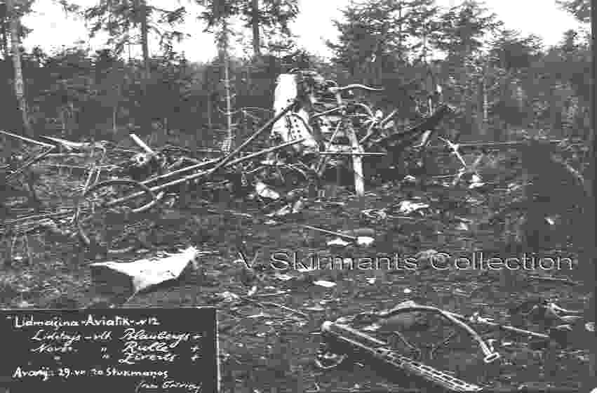 The wreckage of DFW C.V(Av) #12